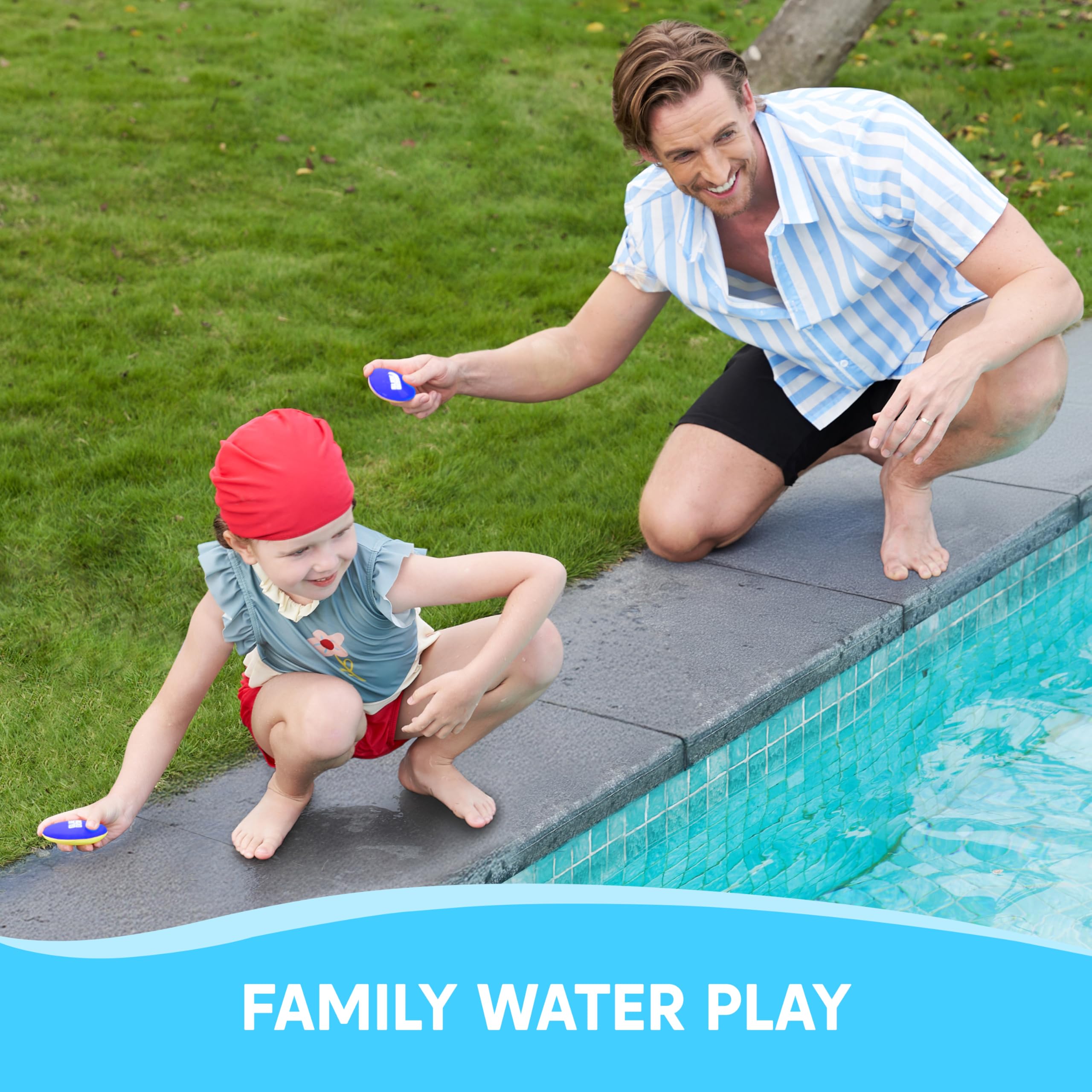 SYNCFUN fabric-covered design adds durable, long-lasting pool toys.