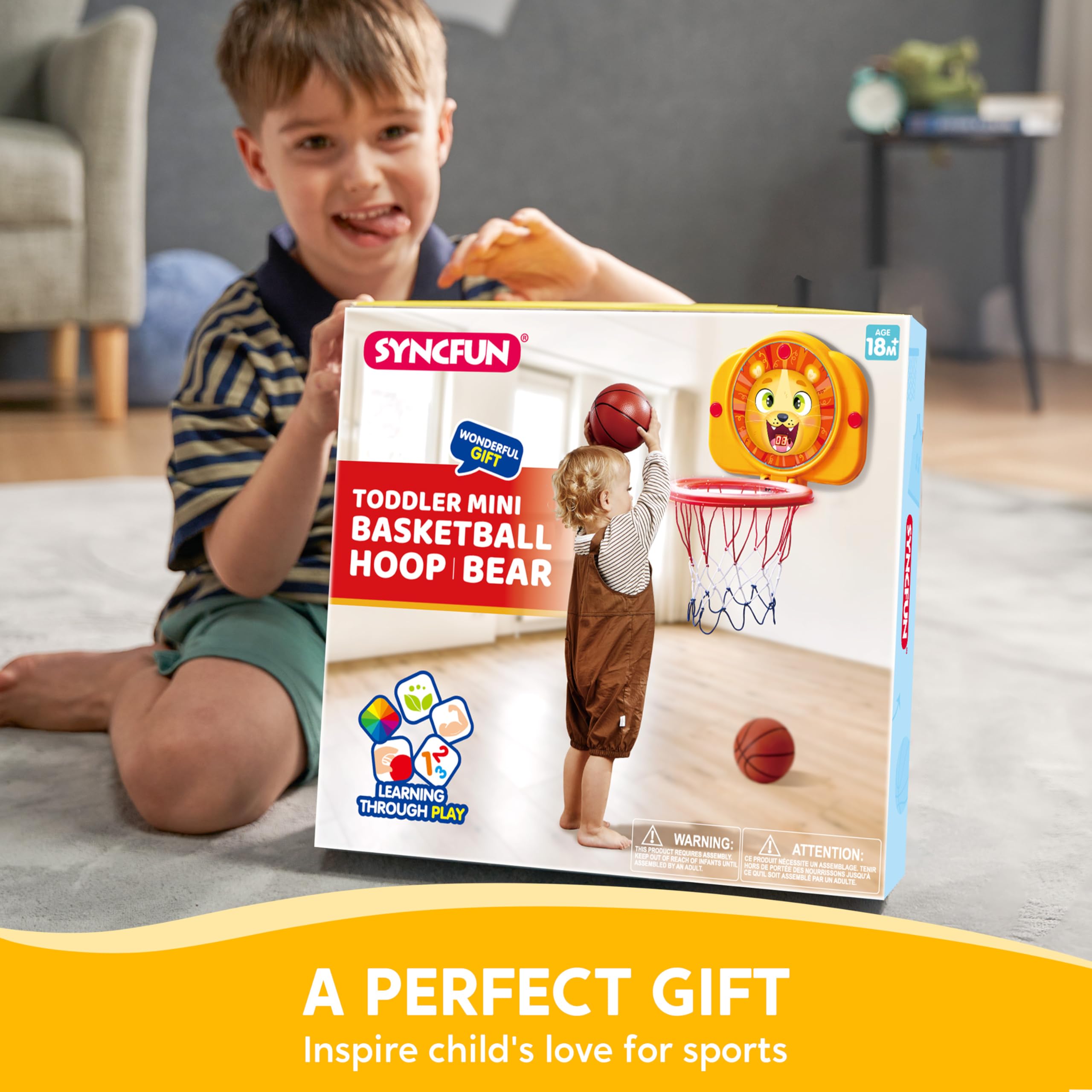 SYNCFUN includes two balls for immediate, interactive play