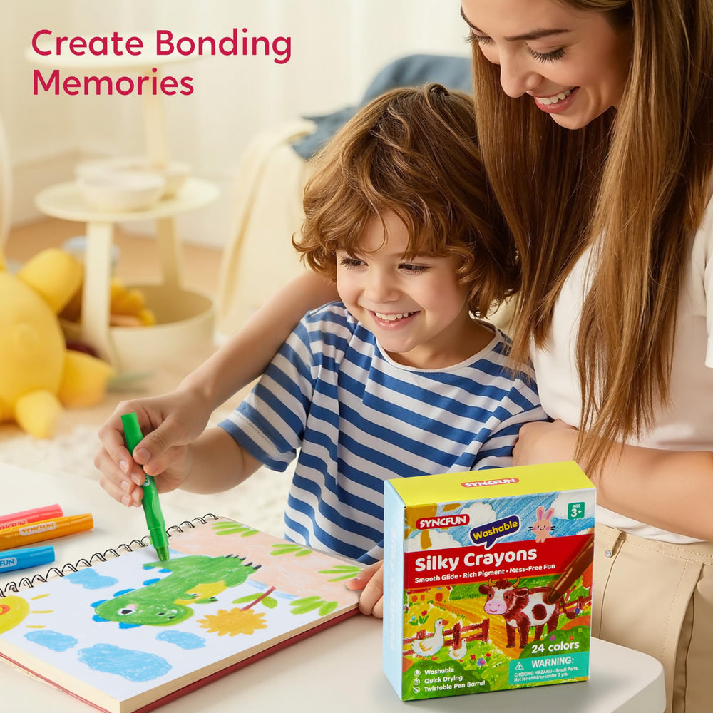 SYNCFUN mess-free coloring supports classroom and family art time
