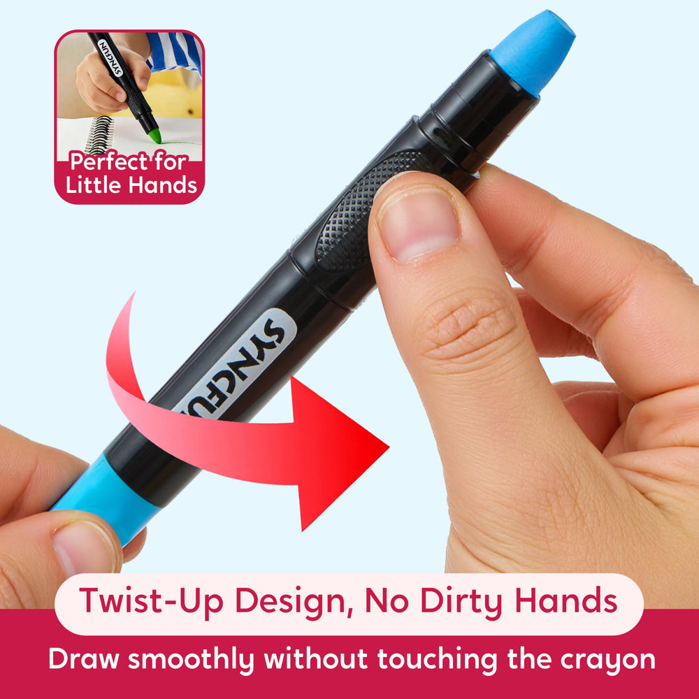 SYNCFUN mess-free coloring on glass and paper suitable for kids' art sessions
