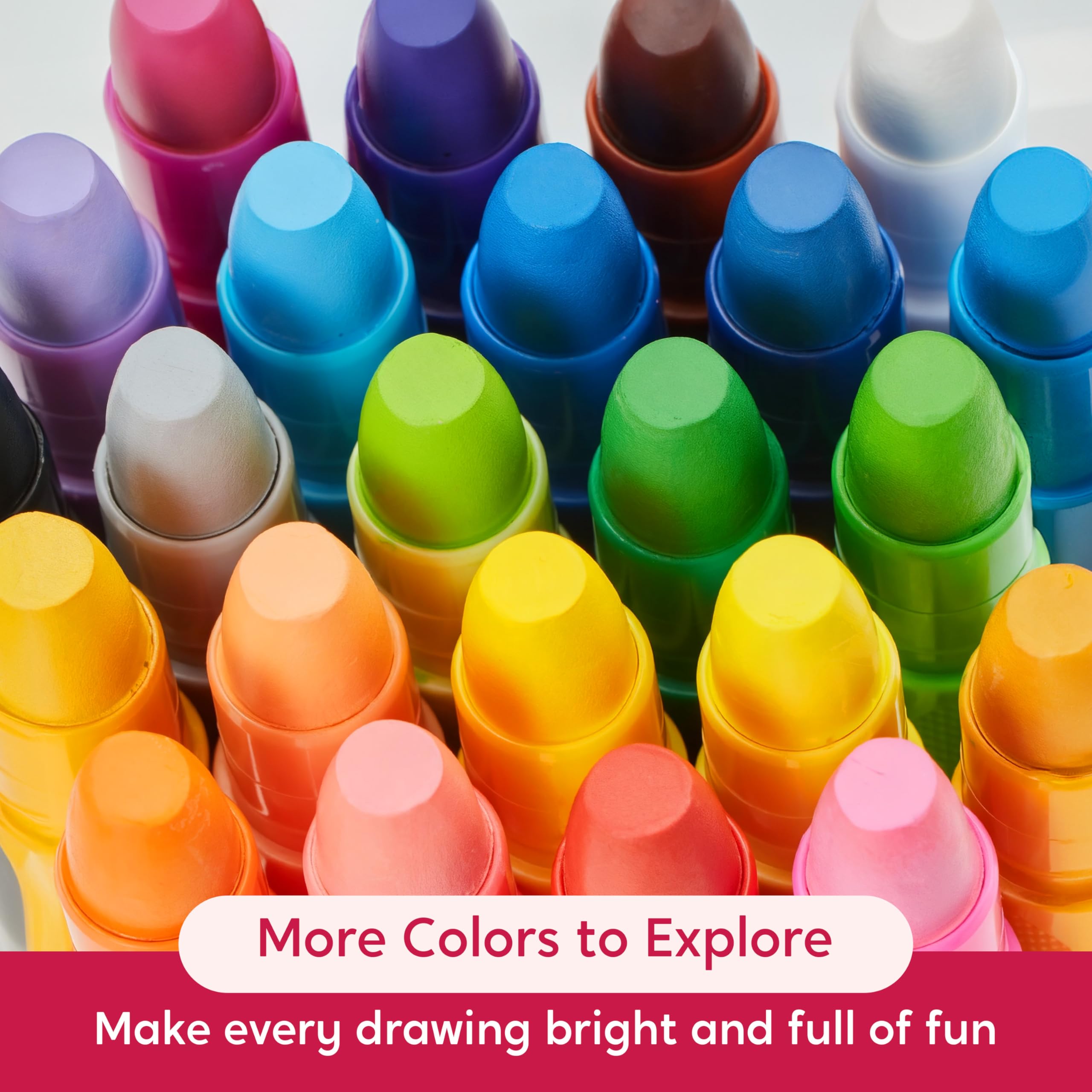SYNCFUN no sharpening needed with twist design keeps little hands engaged
