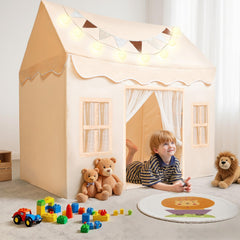 SYNCFUN Play Tent interior measures spacious area for cozy reading and imaginative play.