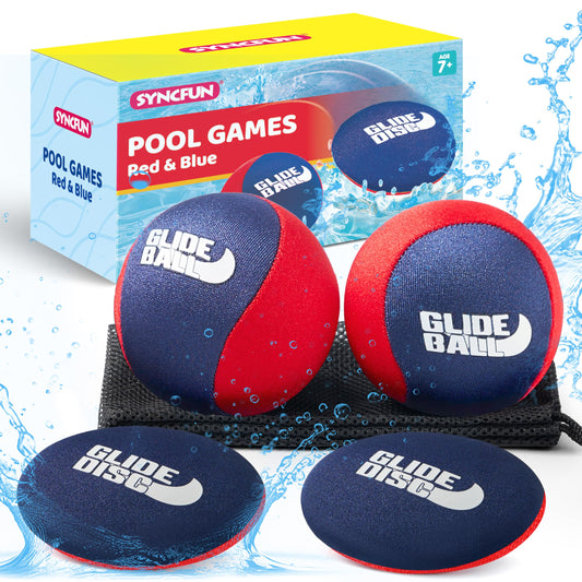 SYNCFUN Skip Water Balls front view, ready for family outdoor water play