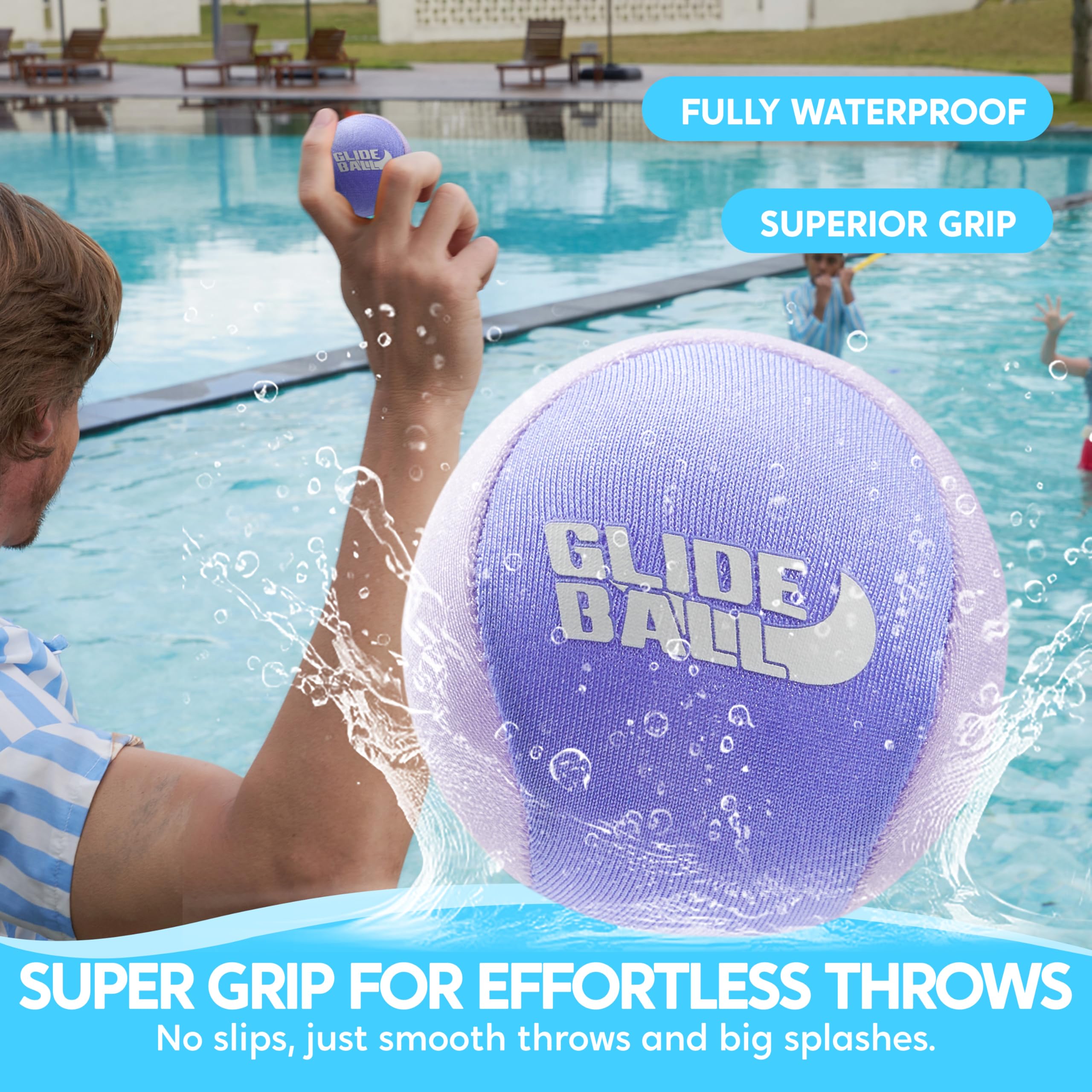 SYNCFUN Skip Water Balls mesh bag stores all pieces neatly.