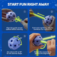 SYNCFUN STEM-friendly set boosts spatial thinking and hands-on building skills.