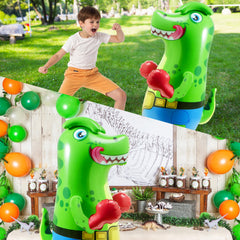 Vivid SYNCFUN T-Rex Bopper graphic encourages imaginative play