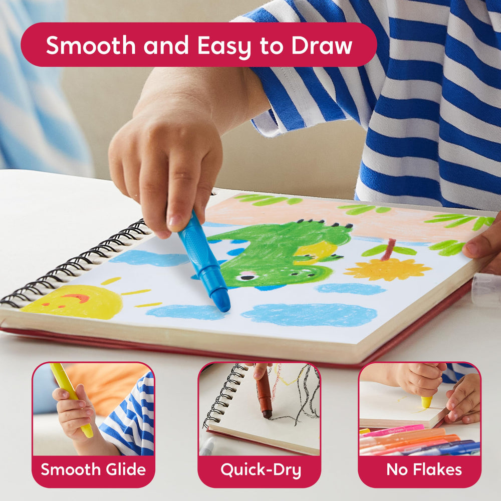 SYNCFUN twist-up action lets color reveal without sharpening or breaks