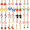 SYNLIN flowers clip-on earrings for girls, comfortable non-pierced wear.