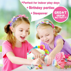 SYOKZEY unicorn bow headband being assembled for imaginative play