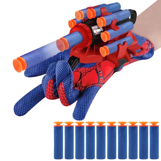 Syryia Spider Web Shooters gloves for imaginative superhero play at home