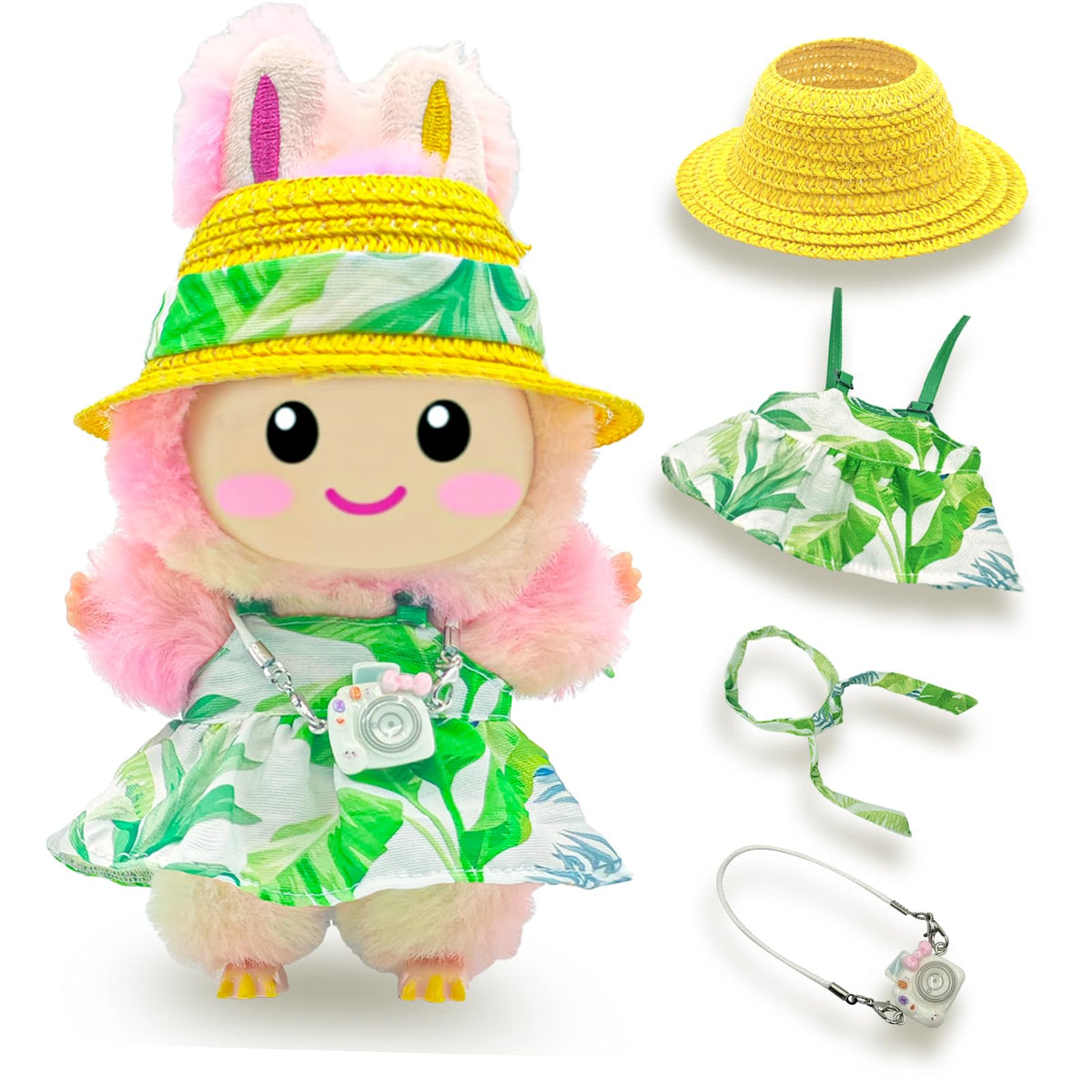 SZC&MFZ cute 17cm doll dress set ready for stylish display and imaginative play.