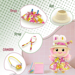 SZC&MFZ kawaii dress with hat and camera prop enhancing storytelling