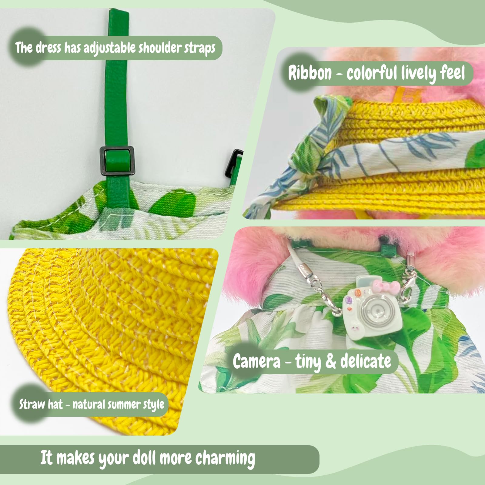 SZC&MFZ stylish doll hat completes outfits with instant charm in any scene.