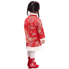 SZCQ long sleeve traditional dress for elegant wear