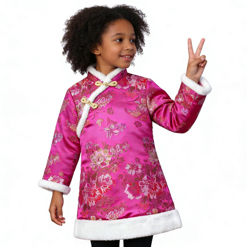 SZCQ long-sleeve qipao dress for cooler days.