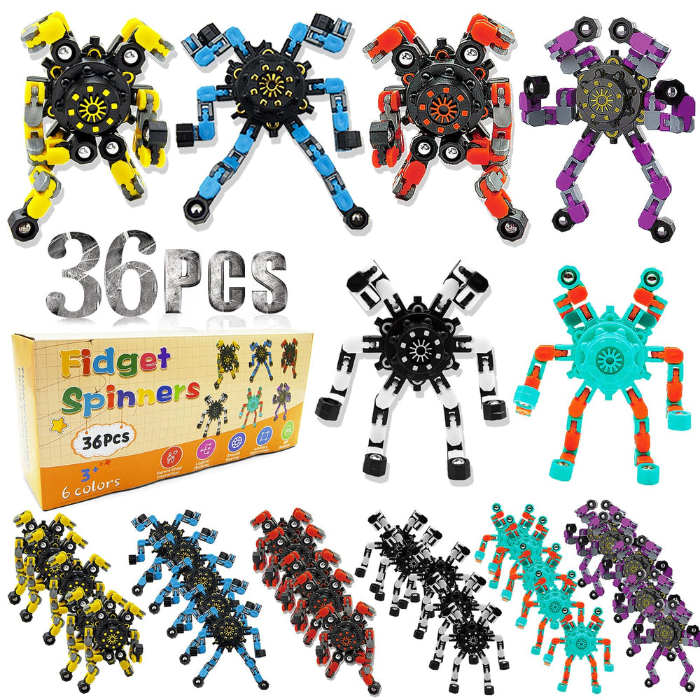 Szcuelz Valentines spinner highlighting deformable chains for robot shapes