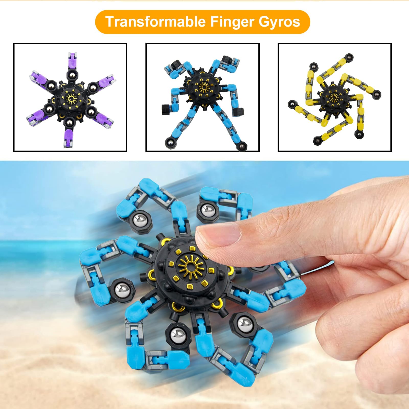 Szcuelz sensory play spinner supports tactile exploration and calm moments