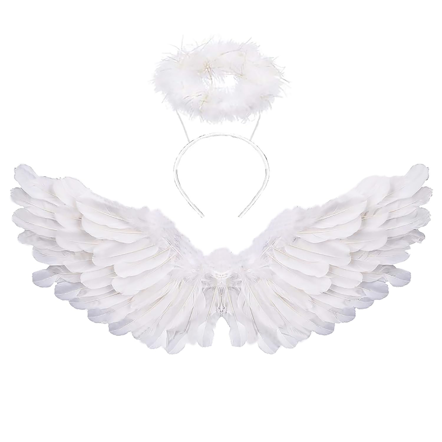 SzJias angel wings for girls, open design ideal for quick costume wear.