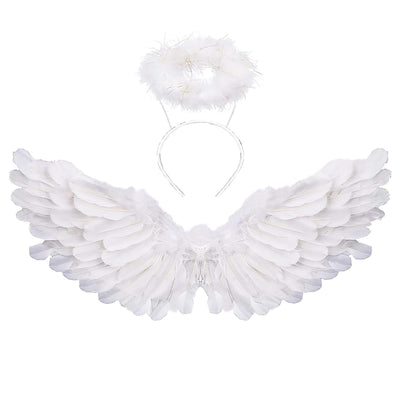 SzJias angel wings for girls, open design ideal for quick costume wear.