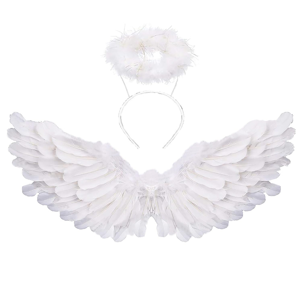 SzJias angel wings for girls, open design ideal for quick costume wear.