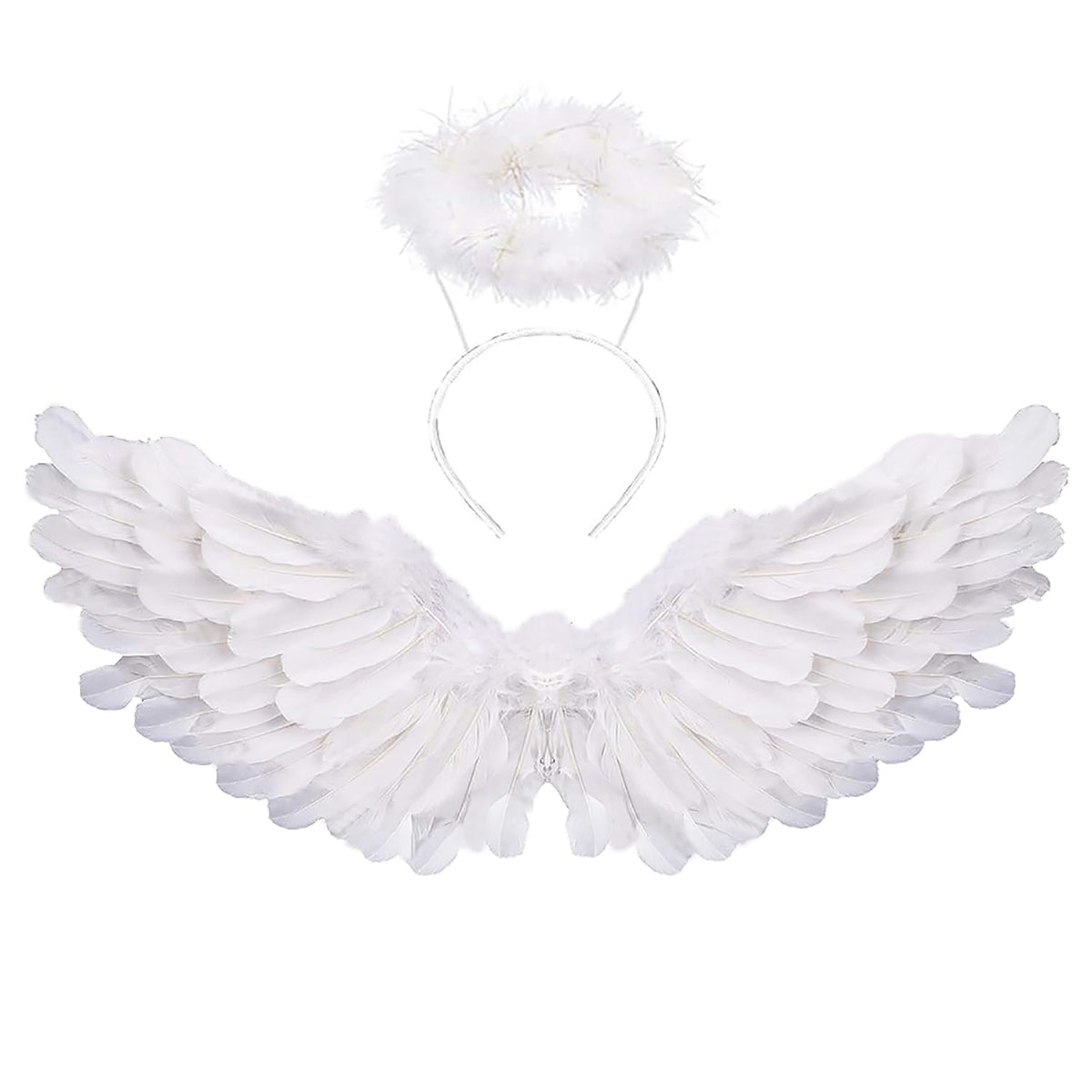 SzJias angel wings for girls, open design ideal for quick costume wear.