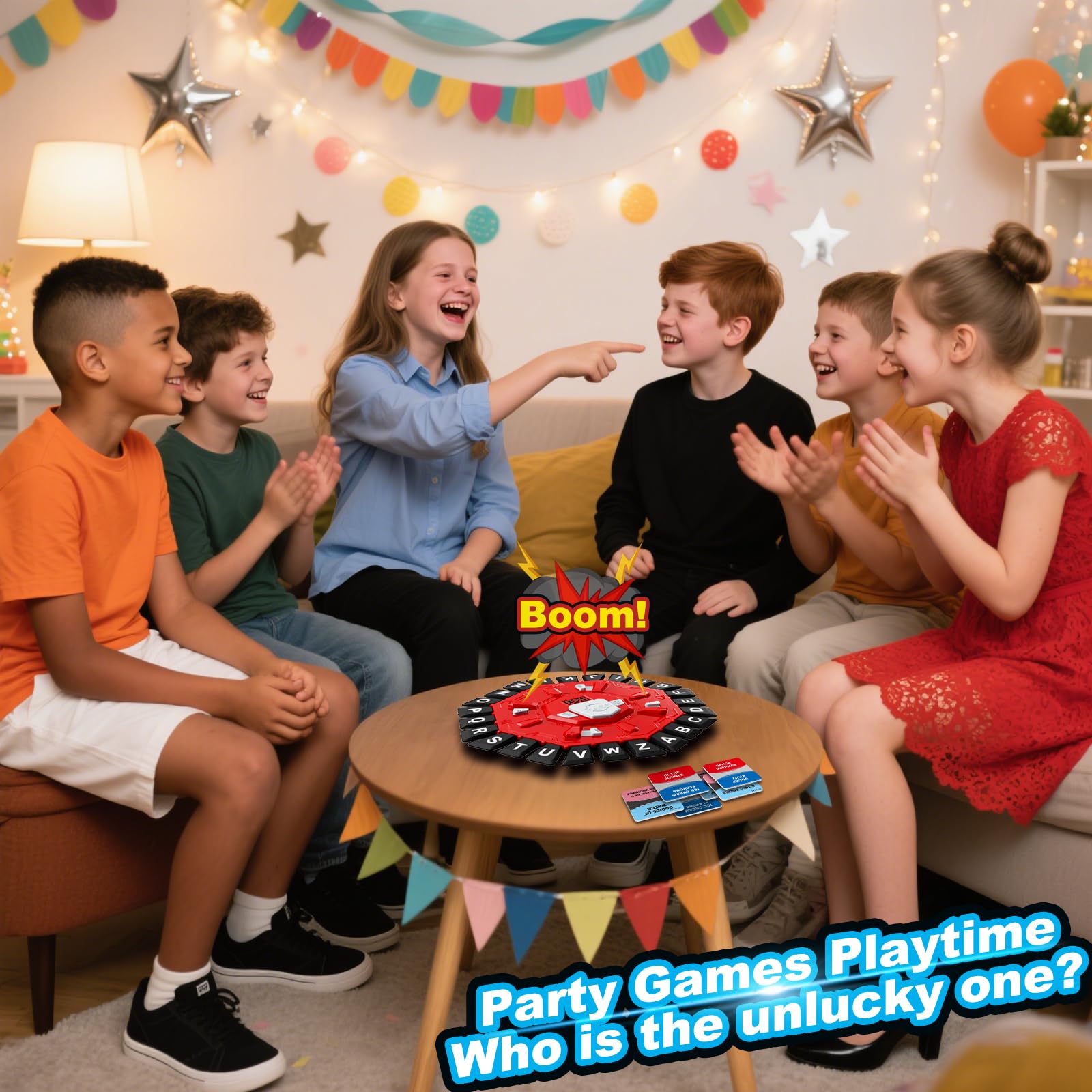 SZJJX Word Game supports 2-8 players for group fun