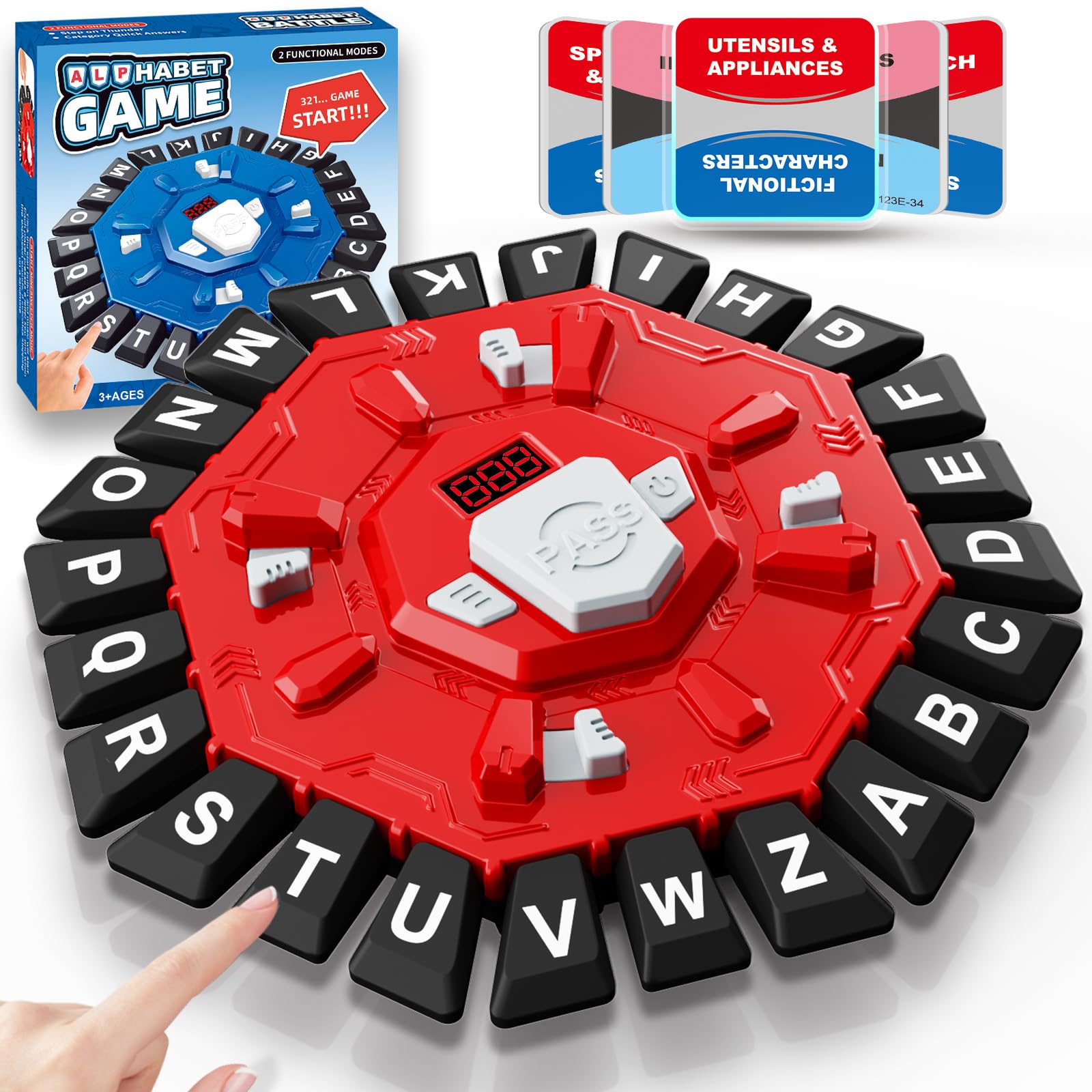 SZJJX Word Game Family Board Game with LCD timer boosts family night fun