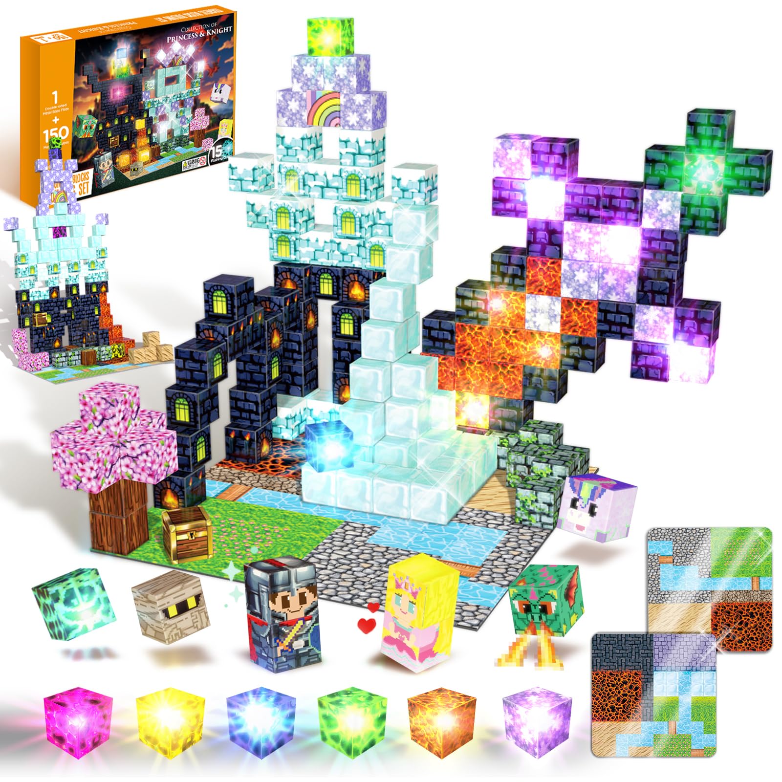 SZKLOL magical castle theme cubes inspire imaginative building and storytelling.