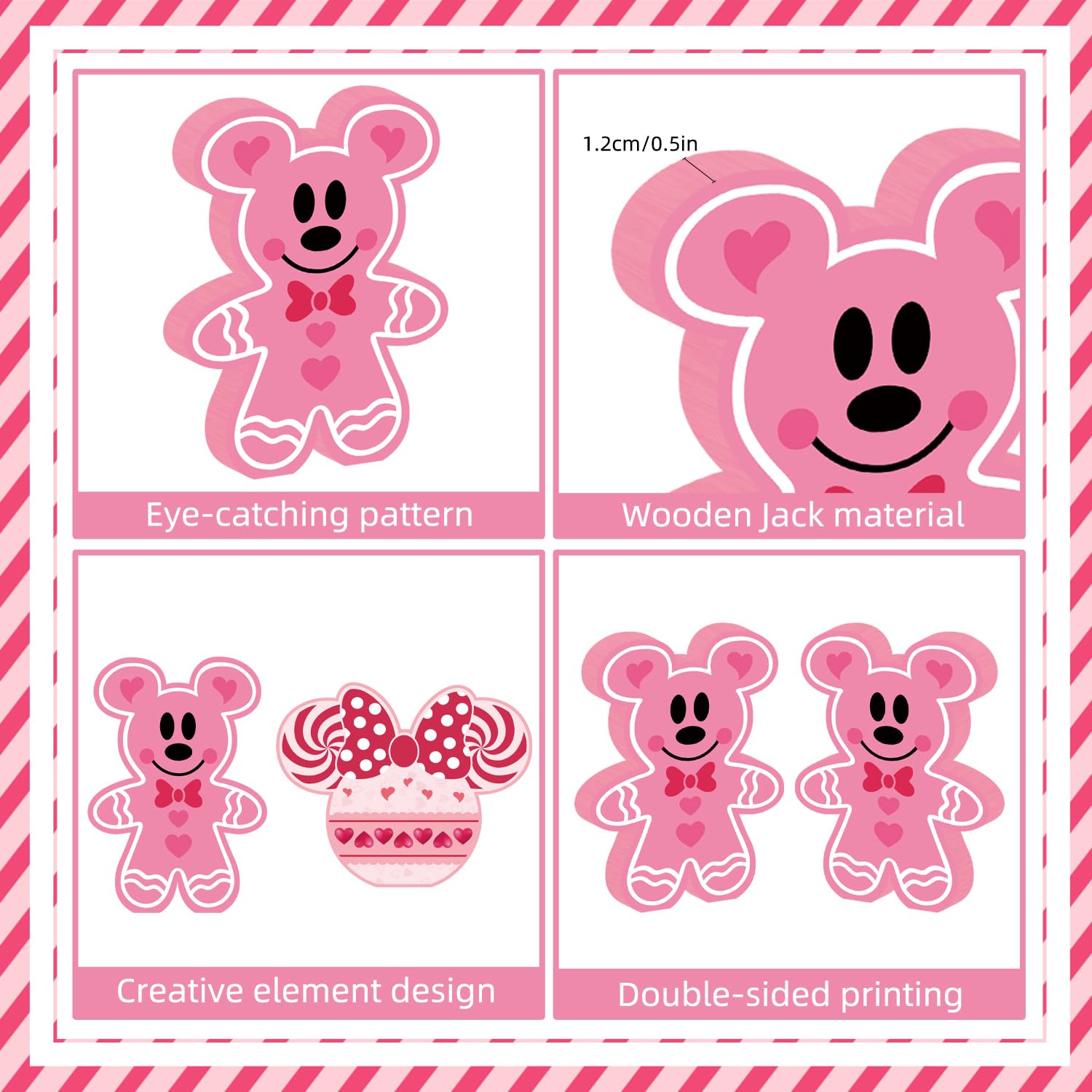 SZTZPW double-sided print art, vivid patterns ideal for weddings and parties.