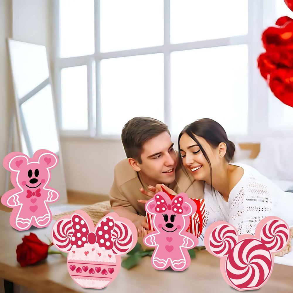 SZTZPW pink red color theme enhances Valentines Day ambiance.