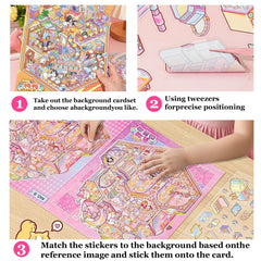 SZXYCZL oversize mini scene background designs inspire unique displays.