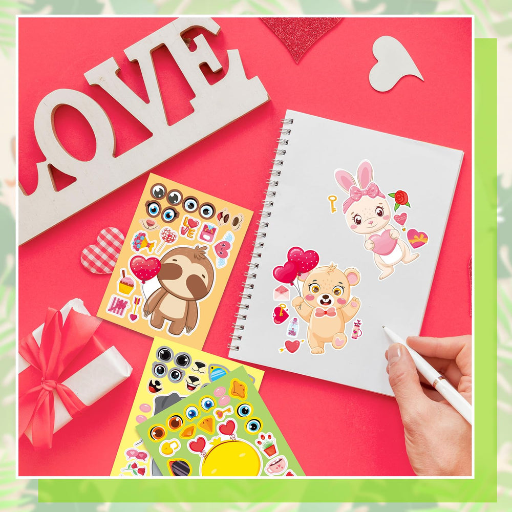 T-Antrix classroom valentines decor with vibrant sticker sheets.