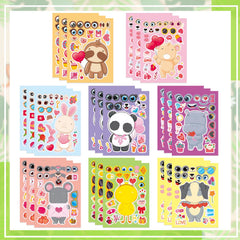 T-Antrix valentines stickers eight styles sheet showcases varied designs for kids' projects.