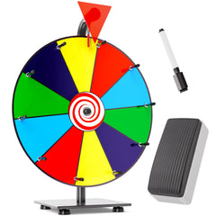 T-SIGN 12-inch heavy-duty spinning prize wheel ready for events.