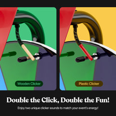 T-SIGN tabletop prize wheel design enables quick setup at events.