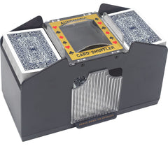 TAAVOP card shuffler top view showing four-deck capacity for quick game prep