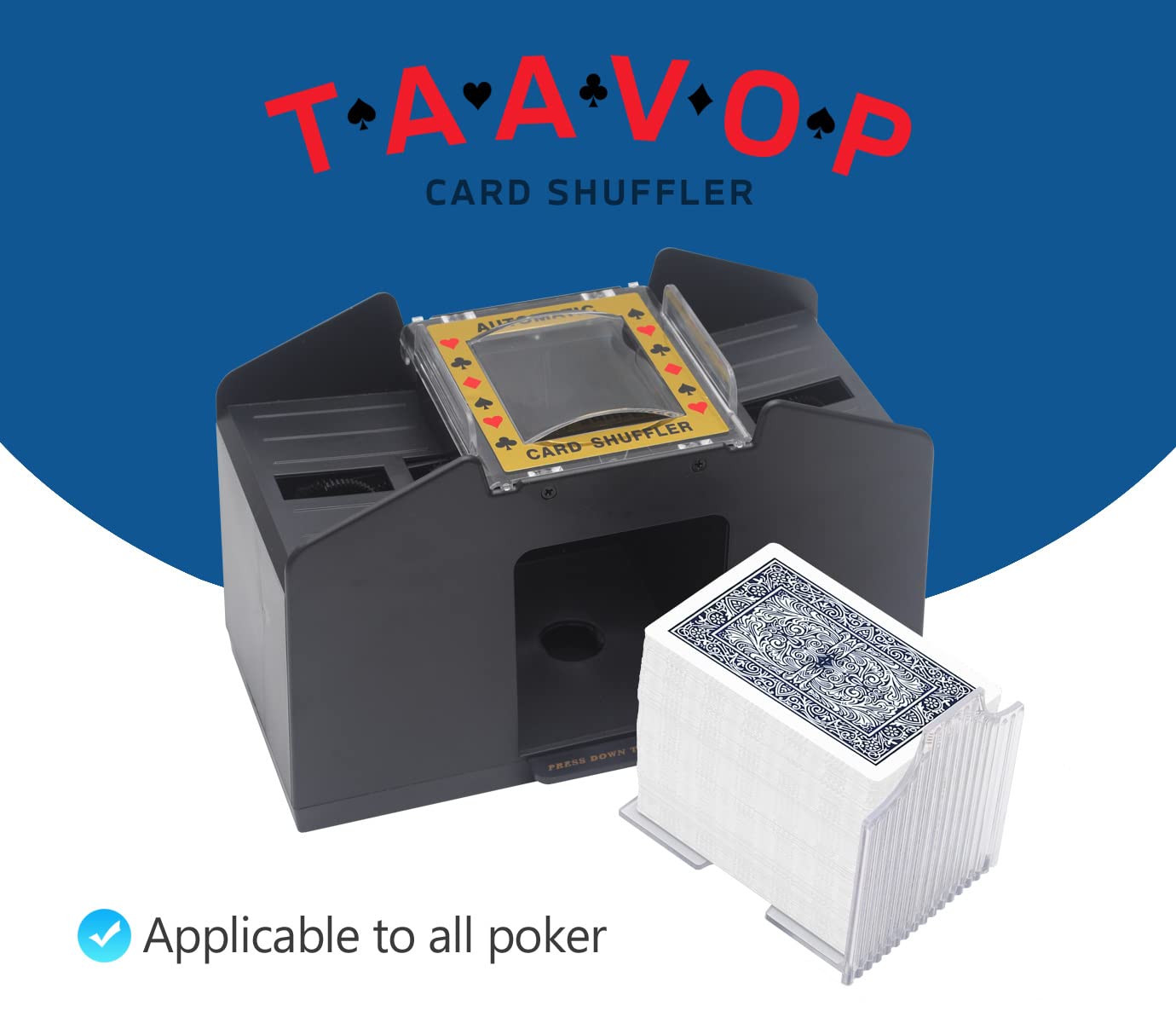 TAAVOP shuffler ideal for UNO and poker games with friends