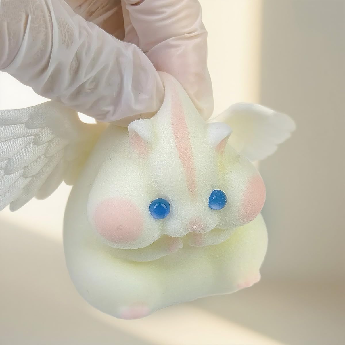 Taba Squishy Hamster Toy durable silicone for long-lasting play sessions.