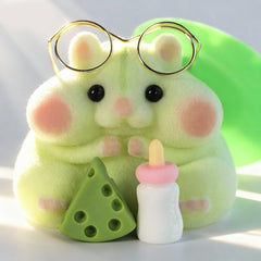 Taba squishy hamster toy stress-relief inspired companion during study breaks.