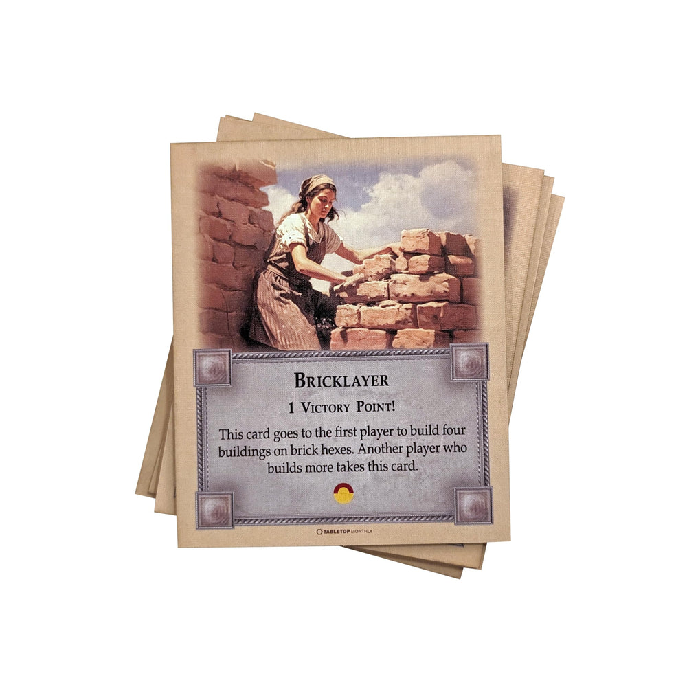 Tabletop Monthly lumberjack card brings rugged rural flavor to play.