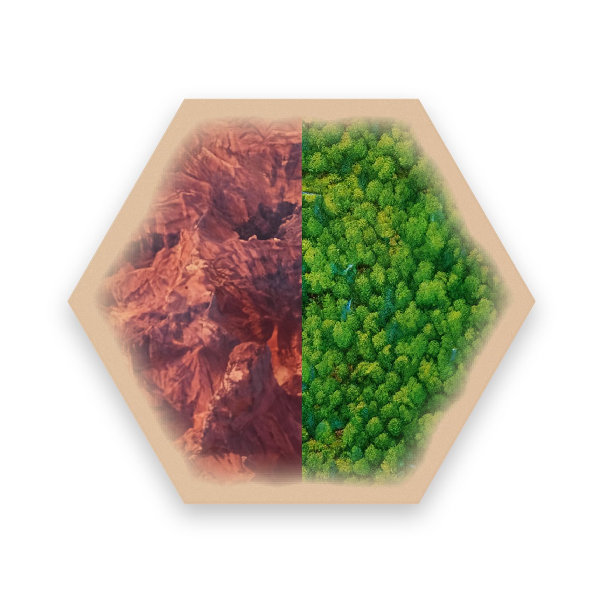 Tabletop Monthly hexes match base game thickness for a cohesive look
