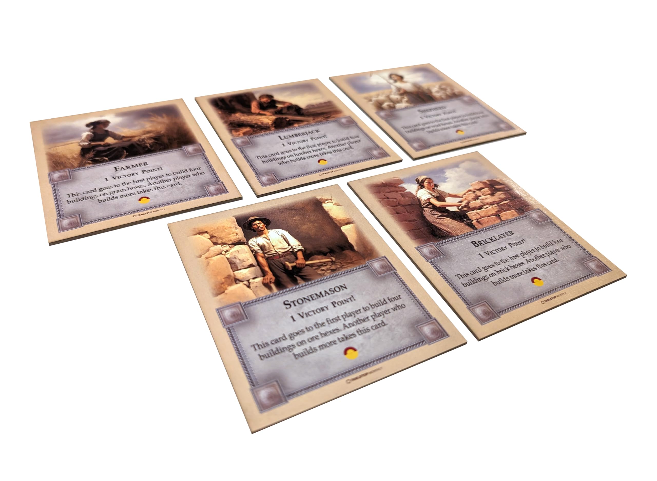 Tabletop Monthly shepherd card enhances storytelling at the table.