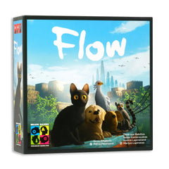 Tabletop Tycoon Flow cover art inviting family-friendly strategy and immersive storytelling