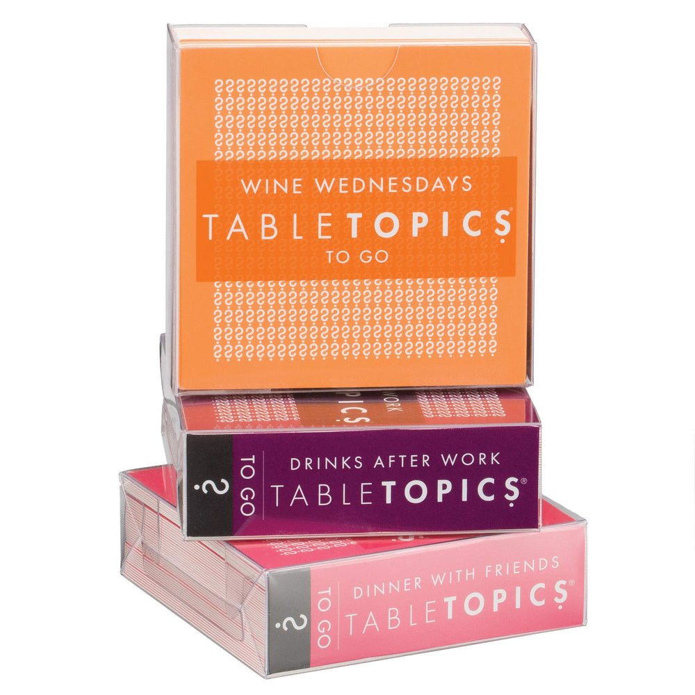 TableTopics Friends Drinks After Work deck for casual after-work fun