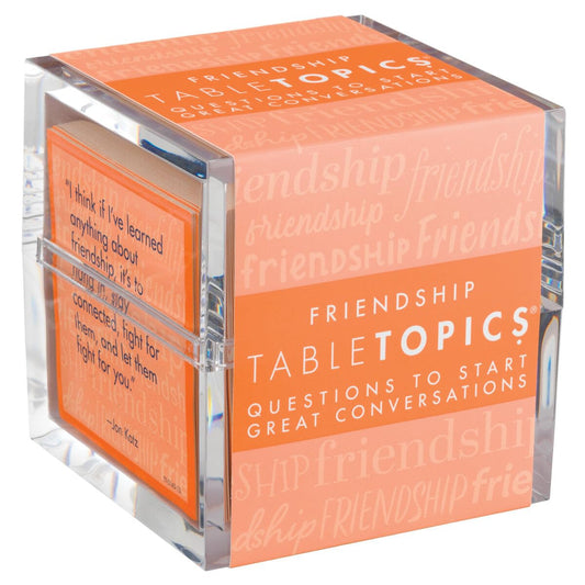 TableTopics Friendship cards pack for engaging girls' night conversations and stronger bonds.