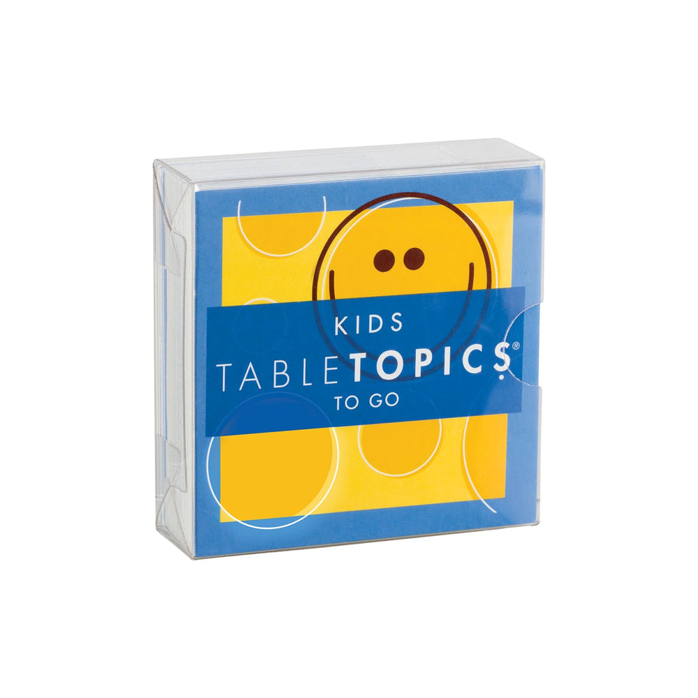 TableTopics Kids to Go dinner-time cards spark engaging family conversations.