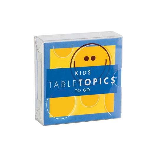 TableTopics Kids to Go dinner-time cards spark engaging family conversations.
