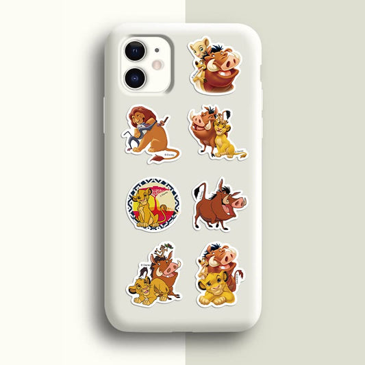 TaDadaPAO lion stickers pack – waterproof decals for water bottles.