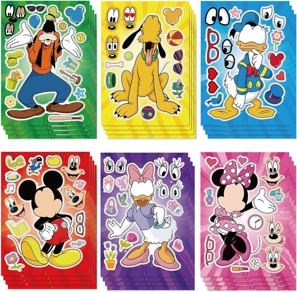 TaDadaPAO make-a-face stickers pack front view, vivid designs for kid-friendly crafts