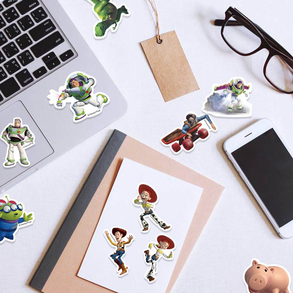 TaDadaPAO Toy Story sticker collection spread for vibrant laptop and bottle decor